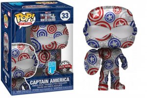 Funko POP: Marvel Patriotic Age - Captain America (Falcon and the Winter Soldier) (Artist Series) with Pop Protector (33)