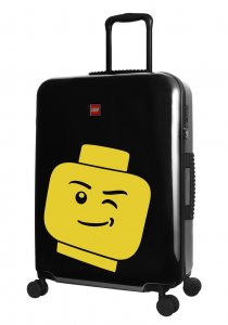 LEGO Luggage ColourBox Minifigure Head 24\" - Černý