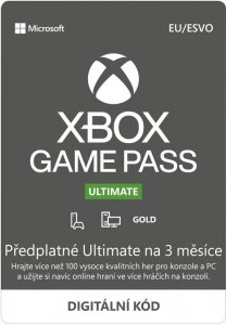 Xbox Game Pass Ultimate 3 mesiace - elektronicky
