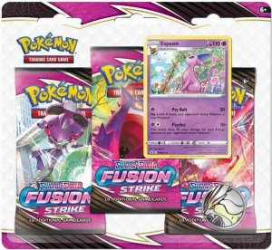 Pokémon TCG SWSH08 Fusion Strike 3 Blister Booster Espeon