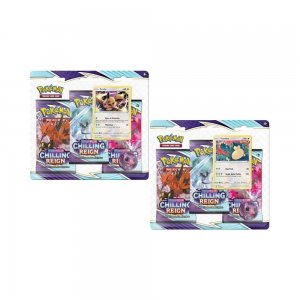 Pokémon Sword and Shield 6 Chilling Reign 3 Pack Blister Booster