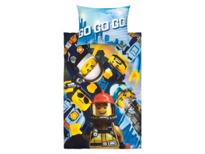 LEGO CITY Dětské ložní povlečení, 140 x 200 cm, 70 x 90 cm