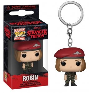 Funko POP Keychain Stranger Things 4 - Robin in Hunter Outfit