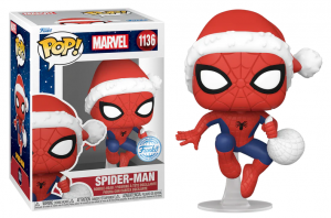 Funko POP! Marvel - Spider-Man in Santa Hat 1136