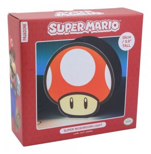 Super Mario Box Light Super Mushroom 15 cm