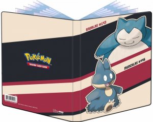 Pokemon UP: GS Snorlax Munchlax - A4 album on 180 cards