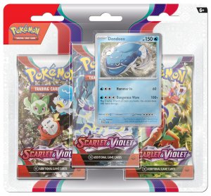 Pokémon TCG Scarlet & Violet 3 Pack Blister Dondozo