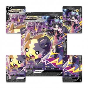 Pokémon 4 promo karty SWSH290 a Jumbo karta SWSH289 Morpeko V-UNION