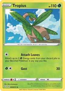Pokémon karta Tropius 005/072