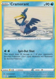 Pokémon card Cramorant 028/072