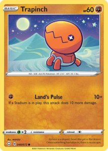 Pokémon card Trapinch 040/072
