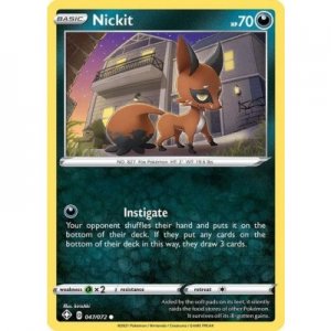 Pokémon card Nickit 047/072