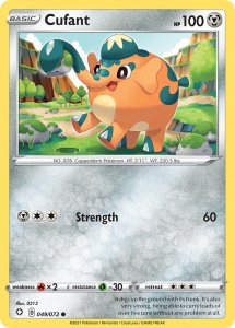 Pokémon card Cufant 049/072