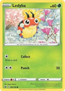 Pokémon card Ledyba 004/198 - Chilling Reign