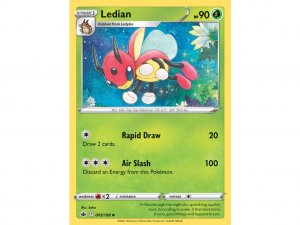 Pokémon card Ledyba 004/198 Reverse Holo - Chilling Reign