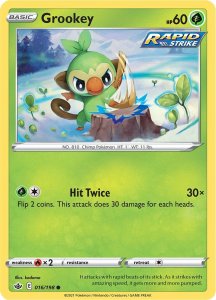 Pokémon card Grookey 016/198