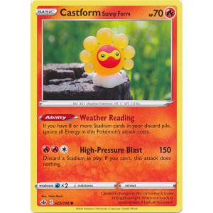 Pokémon card Castform 022/198