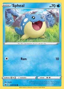 Pokémon card Spheal 037/198