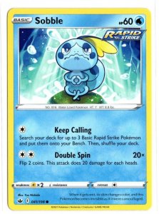 Pokémon card Sobble 041/198