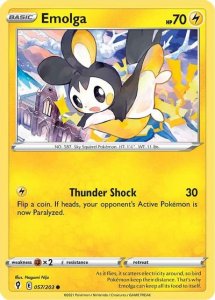 Pokémon card Emolga 057/203