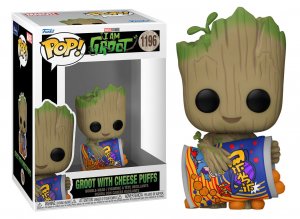 Funko POP! Marvel I Am Groot Groot with Cheese Puffs 1196