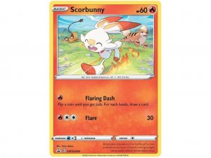 Pokémon karta Scorbunny Holo  SWSH244