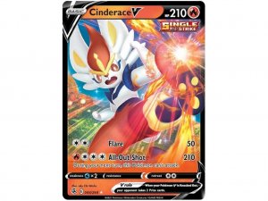 Pokémon card Cinderace V 044/264 - Fusion Strike