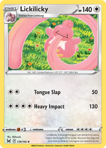 Pokémon card  Lickilicky 139/196 - Lost Origin