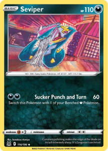 Pokémon card Seviper 116/196 - Lost Origin