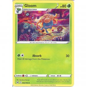 Pokémon card Gloom 002/196 - Lost Origin