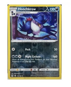 Pokémon karta Honchkrow 115/196 Reverse Holo - Lost Origin