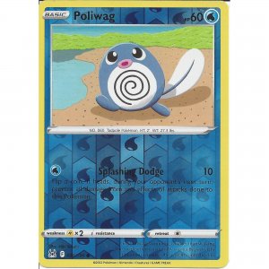 Pokémon card Poliwag 030/196 Reverse Holo - Lost Origin