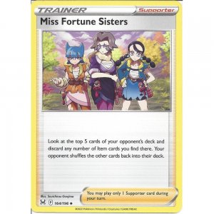 Pokémon card Miss Fortune Sisters 164/196 - Lost Origin