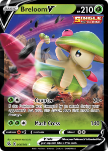 Pokémon card Breloom V 006/264 - Fusion Strike