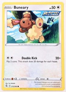 Pokémon card Buneary 212/264 - Fusion Strike