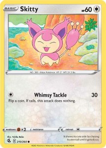 Pokémon card Skitty 210/264 - Fusion Strike