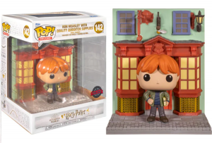 Funko POP! Deluxe: Harry Potter Diagon Alley Quidditch Supplies Store w/Ron 142
