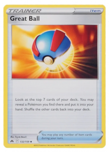 Pokémon card Great Ball 132/159 - Crown Zenith