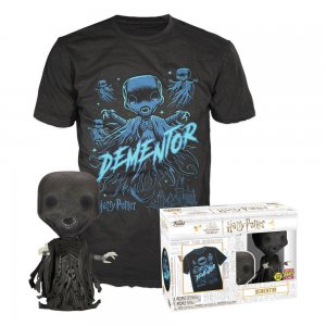 FunkoPOP! set Harry Potter Dementor and T-shirt size L