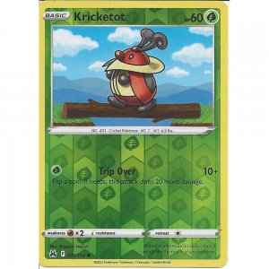 Pokémon card Kricketot 10/159 Reverse Holo - Crown Zenith