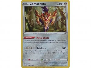 Pokémon card Zamazenta 097/159 Holo - Crown Zenith