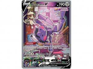 Pokémon card Genesect V 255/264 - Fusion Strike