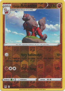 Pokémon karta Hisuian Arcanine 084/196 Reverse Holo - Lost Origin