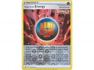 Pokémon card Single Strike Energy 141/163
