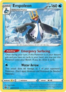 Pokémon karta Empoleon 037/172 Holo - Brilliant Stars