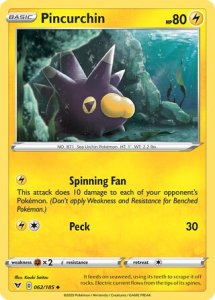 Pokémon karta Pincurchin 062/185 - Vivid Voltage