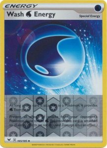 Pokémon karta Wash Water Energy 165/185 Reverse Holo - Vivid Voltage