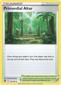 Pokémon card Primordial Altar 161/195 - Silver Tempest