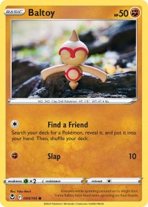 Pokémon karta Baltoy 093/195 - Silver Tempest