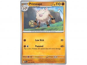 Pokémon card Primeape 107/193 - Paldea Evolved